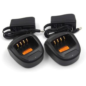 (2-Pack) CH10A03 Rapid Battery Charger for HYT TC-610 TC610S BL2001 BL1204 Hytera TC620 Portable Radios Two Way Radio