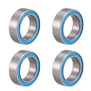 uxcell MR128-2RS Deep Groove Ball Bearing 8x12x3.5mm Double Sealed ABEC-3 Bearings 4-Pack