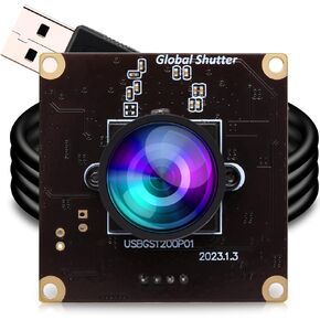 ELP وحدة كاميرا USB ذات زاوية واسعة عالية السرعة للكمبيوتر 1080P Mini UVC USB2.0 لوحة كاميرا ويب مع عدسة 120 درجة بدون تشويه AR0234 إطار عالي 90 إطارًا في الثانية لوحة كاميرا ويب للكمبيوتر المحمول