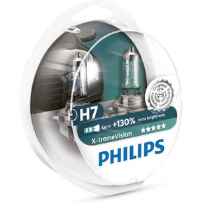 Philips X-treme Vision +130% Headlight Bulbs (Pack of 2) (H7 55W)