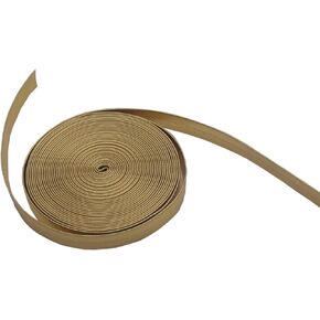 5 Yard Width Fold Over PU Faux Leather Trim Tape for DIY Costume Home Decoration，10mm（3/8 Inch） (Black)