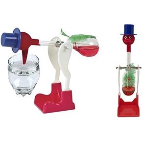 Drinking Bird Perpetual Motion (2 Pack) The Original Vintage Retro Magic Sippy Dipping Bird A Science Wonder Wholesale Bulk Set of 2-The Incredible Bird That Drinks Water