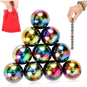 24Pcs Black Fridge Hematite Magnetic Stones Kit, DIY Irregular Polished Refrigerator Magnets for Home Office Kitchen, Educational Science Kit for Wall Stickers, Building Gadgets for Gift