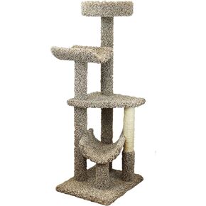 New Cat Condos 140002-Neutral Multi Level Large Cat Gym Cat Tree