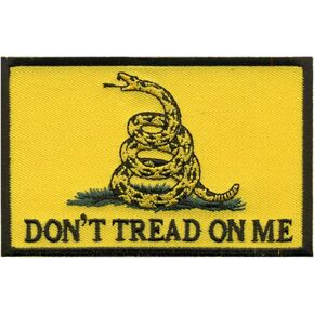 Hot Leathers - PPA5362 Don't Tread On Me Biker Patch (4" Width x 3" Height)