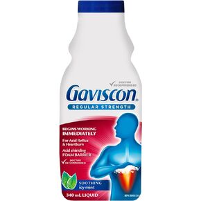 (CN) Gaviscon Soothing Liquid ICY Mint, Gaviscon Liquide Apaisant Menthe Glacee