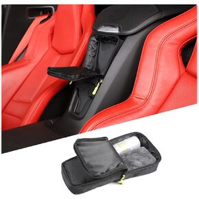 Interior Center Console Storage Bag Between Seat Organizer for Chevrolet Corvette C8 2020-2024, Removable and Washable Interior Accessories