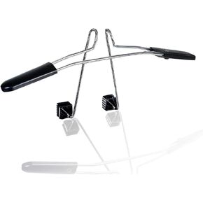 Zone Tech Chrome Headrest Car Zone Tech Chrome Headrest Car Hanger 2 Pack– Premium Quality Clothes Holder Jacket Suit Coat Hanger with Headrest Restraint Rodhanger