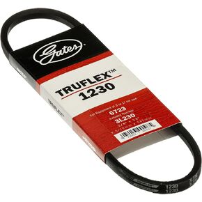 Gates 1230 Truflex FHP Low Horse-Power V-Belt, Black