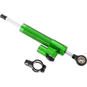 Motoforti Universal Motorcycle Steering Damper Blue Adjustable Linear Stabilizer for Scooters Steetbike