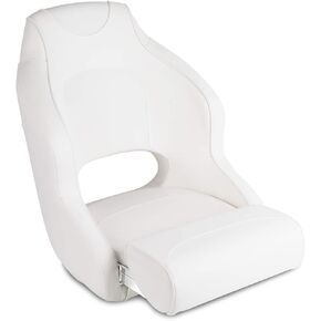 Leader Accessories Two Tone Captains Bucket Seat Boat Seat Premium Sports Flip Up Boat Seat