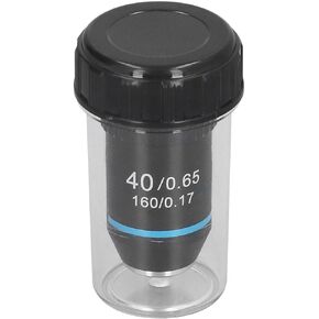 40X High Magnification Objective, 40X Achromatic Microscope Objective Lens High Magnification 20.2mm Thread for Compound Magnifier Supplies, Tools