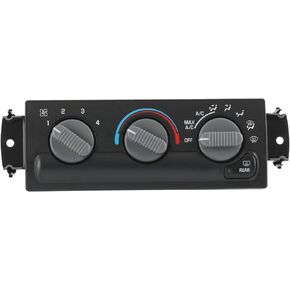Front A/C Heater Climate Control Module Compatible with 1999-2002 Chevrolet Silverado 1500 2500 GMC Sierra 1500 2500 2001-2002 Chevrolet Silverado 1500 HD 2500 HD Replace# 599-218, 15054697