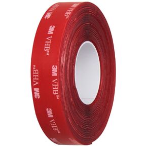 3M VHB 4910 Heavy Duty Mounting Tape - 0.75 in. x 15 ft. Transparent Double Sided Tape Roll. Tapes and Adhesives