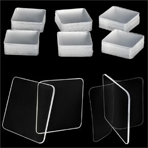 BXI 90 قطعة شريط مزدوج الجوانب شديد التحمل، مربعات تثبيت شريط لاصق سميك 1.37 بوصة، شريط نانو لاصق قوي قابل للإزالة خاص بالرغوة الصوتية، ولوحات الصوت اللباد، والجدار والحرف in Kuwait