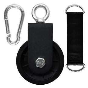 Cable Pulley 360 Degree Rotation Silent Stainless 3.54in 330 lbs Working Load for Gym Equipment Clothesline LAT Pulley System DIY Attachment Lifting Blocks