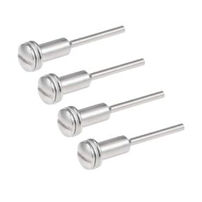 uxcell Cut-Off Wheel Screw Mandrels 1/8-inch Shank Diameter Cutting Disc Holder 4 Pcs