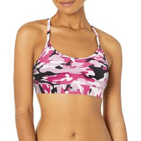 حمالة صدر رياضية Lux Skinny Strap للنساء من ريبوك، دعم متوسط