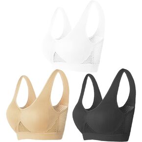 Sports Bras for Women,Padded Seamless Medium Impact Support for Yoga Gym Workout Fitness