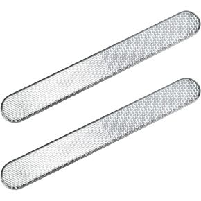 2 Pcs Selfadhesive Motorcycle Front Fork Reflector Strips Compatible with Harley XL883 2004-2018 if Applicable (White)