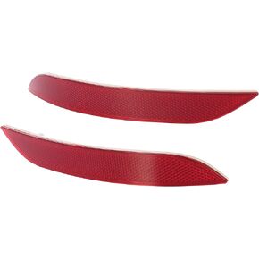 X AUTOHAUX 1 Pair Car Rear Bumper Reflector Strip Cover Left Right Side 63147314883 63147314884 for BMW X1 2013-2015