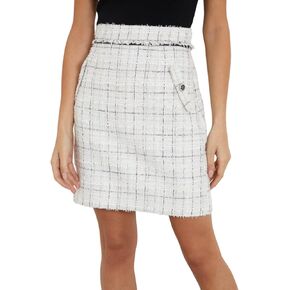 GUESS Women's Sofia Mini Tweed Skirt