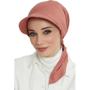 Instant Turban%95 Cotton Women's Stylish Visor Cap Bandanna Hat Women Headwear