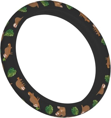 غطاء عجلة القيادة الكسلان، غطاء عجلة القيادة اللطيف، ملحقات السيارة الكسلان، غطاء عجلة القيادة العالمي 15 بوصة للفتيات والنساء، واقي غطاء عجلة القيادة المضاد للانزلاق in Kuwait