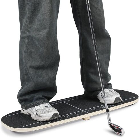 Golf Balance Board Golf Swing Training Aid to Shift Weight Increase Consistency Swing Speed Trainer Gravity Transfer Golf Swing Plate for Beginners Correct Swing Sequence Tempo in Saudi Arabia