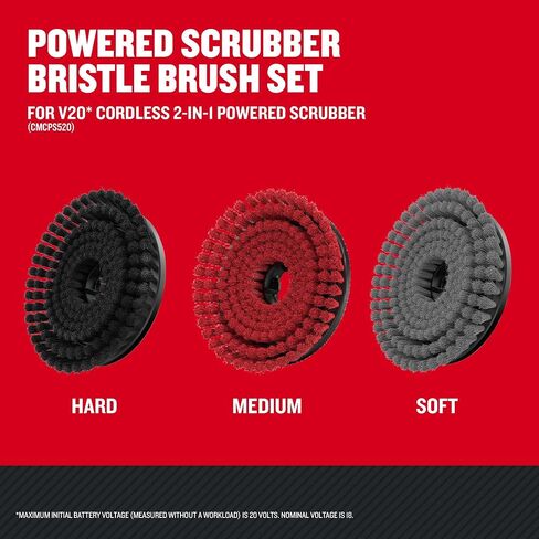 CRAFTSMAN Power Scrubber Medium Bristle Brush for V20 Cordless 2-in-1 Power Scrubber (CMCPSMB) in Saudi Arabia