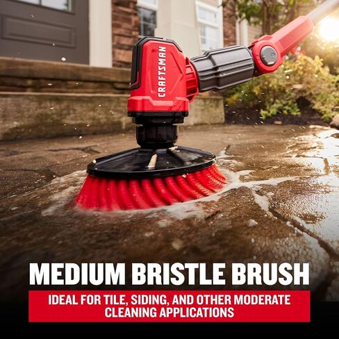 CRAFTSMAN Power Scrubber Medium Bristle Brush for V20 Cordless 2-in-1 Power Scrubber (CMCPSMB) in Saudi Arabia