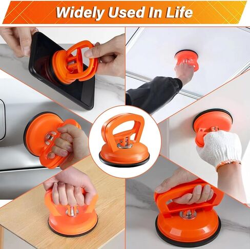 دنت مجتذب، 3 حزمة سيارة دنت بولير دنت مزيل أداة إزالة دنت سيارة شفط كأس دنت مجتذب ودنت إصلاح عدة مقبض رافع لجسم السيارات والزجاج والشاشة ورفع البلاط والأشياء المتحركة in Kuwait