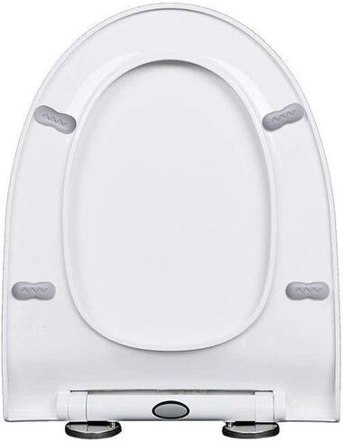 Bidet Bumper, 4PCS Height-increasing Pads, Universal Seat Bumper Kit with Strong Adhesive, Replacement Bumpers for Toilet Seat in Saudi Arabia