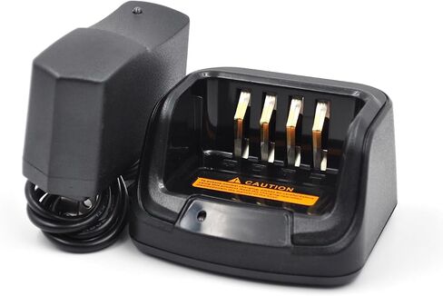 (عبوة من قطعتين) شاحن سطح مكتب واحد CH10L27 متوافق مع Hytera Radio HP502 HP562 HP602 HP682 HP702 HP508 HP568 HP608 HP688 HP505 HP555 HP605 HP685 HP705 بطاريات الراديو ثنائية الاتجاه BP2002 BP2403 in Saudi Arabia