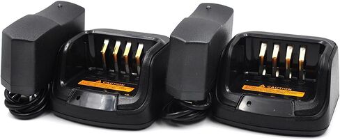 (عبوة من قطعتين) شاحن سطح مكتب واحد CH10L27 متوافق مع Hytera Radio HP502 HP562 HP602 HP682 HP702 HP508 HP568 HP608 HP688 HP505 HP555 HP605 HP685 HP705 بطاريات الراديو ثنائية الاتجاه BP2002 BP2403 in Saudi Arabia