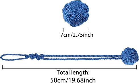 OCIOLI 2 Pieces Curtain Tiebacks Curtain Holdbacks Curtain Pull Backs with Big Woven Ball Hand Woven Tie Back Curtain Tie Backs for Curtains (Blue, 2) in Saudi Arabia