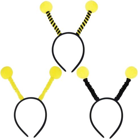 9 عبوات من عصابات الرأس الإبداعية اللطيفة على شكل النحلة وأربطة شعر بوم بوم بوبرز لحفلات الهالوين والإكسسوارات التنكرية، 3 أنماط in Kuwait