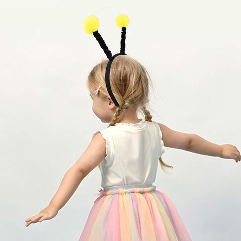 9 عبوات من عصابات الرأس الإبداعية اللطيفة على شكل النحلة وأربطة شعر بوم بوم بوبرز لحفلات الهالوين والإكسسوارات التنكرية، 3 أنماط in Kuwait