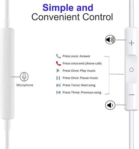 6Pack Wired Earbuds Headphones, Earphones with Heavy Bass Stereo Noise Blocking, Microphone, Compatible with iPhone, Android Phones, Laptops, Computers, iPad or Any Device with 3.5mm Interface in Saudi Arabia