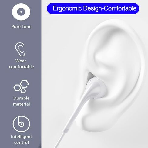 6Pack Wired Earbuds Headphones, Earphones with Heavy Bass Stereo Noise Blocking, Microphone, Compatible with iPhone, Android Phones, Laptops, Computers, iPad or Any Device with 3.5mm Interface in Saudi Arabia
