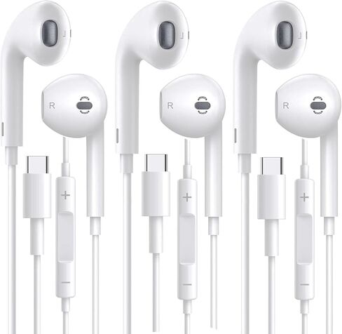 6Pack Wired Earbuds Headphones, Earphones with Heavy Bass Stereo Noise Blocking, Microphone, Compatible with iPhone, Android Phones, Laptops, Computers, iPad or Any Device with 3.5mm Interface in Saudi Arabia
