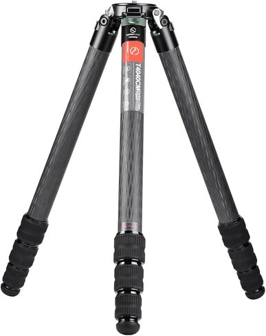 SUNWAYFOTO T4040CM Heavy Duty Carbon Fiber Tripod for Video Camera and Shooting, 4 Sections, 88lb(40kg) Load in Saudi Arabia