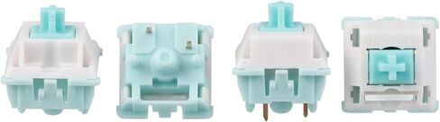 EPOMAKER Jade Blossom Mechanical Switch Set for Mechanical Keyboard, 30 Pieces 53gf Linear Switches, 5 Pin Pre-lubed Switch, LY Stem & Full POM Housings in Kuwait