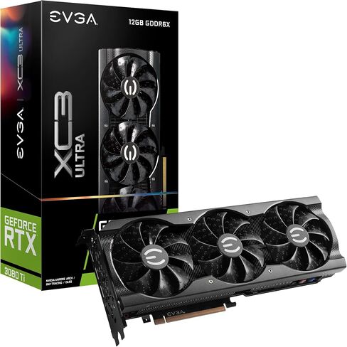 EVGA GeForce RTX 3080 Ti XC3 Ultra Gaming, 12G-P5-3955-KR, 12GB GDDR6X, iCX3 Cooling, ARGB LED, Metal Backplate (Renewed) in Saudi Arabia
