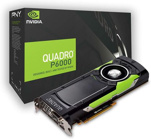NVIDIA Quadro P6000 - بطاقة الرسومات - Quadro P6000 - 24 جيجابايت GDDR5 - PCIe 3.0 x16 - DVI، 4 x DisplayPort in Saudi Arabia
