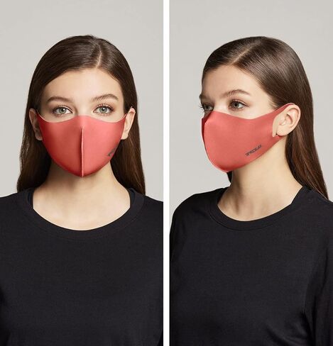 قناع الوجه النحاسي للرجال والنساء من TSLA، أقنعة وجه قابلة للغسل وقابلة لإعادة الاستخدام، عامل حماية من الأشعة فوق البنفسجية 50+ قناع خفيف الوزن للتنفس، مقاس X-Large in Kuwait