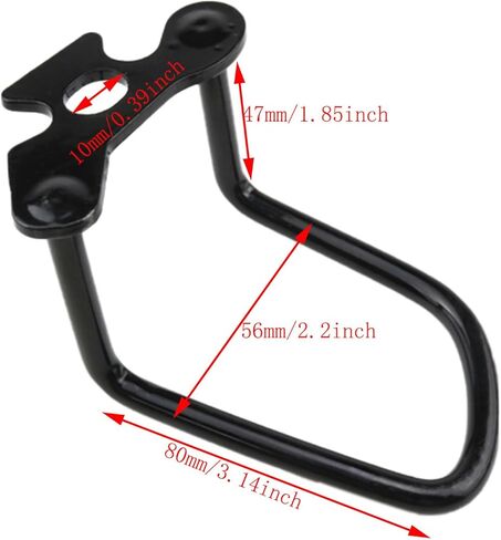 Derailleur Guard للدراجة الخلفية Derailleur Guard Rack حامي الدراجة والعتاد شيفتر حماية لجميع أنواع الدراجات (أسود) -1PCS in Kuwait