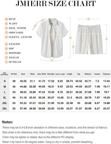 JMIERR Men's 2 Piece Outfits Casual Button Down Short Sleeve Shirts Shorts Summer Beach Sets in Saudi Arabia