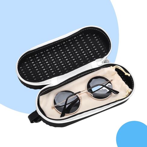 2pcs Swim Goggles Cases, Large Capacity Silicone Swimming Goggles Protective Cover Zipper Glasses Storage Bag in Saudi Arabia
