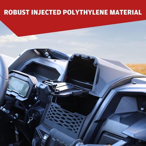 HAKA TOUGH Tablet Holder&Under Dash Net for KRX 1000, Electric Device Phone Ipad GPS Storage Mounts, Dashboard Mesh Plate for Kawasaki Teryx KRX 1000 2020-2023 Accessories,Replace OEM#99994-1340 in Kuwait